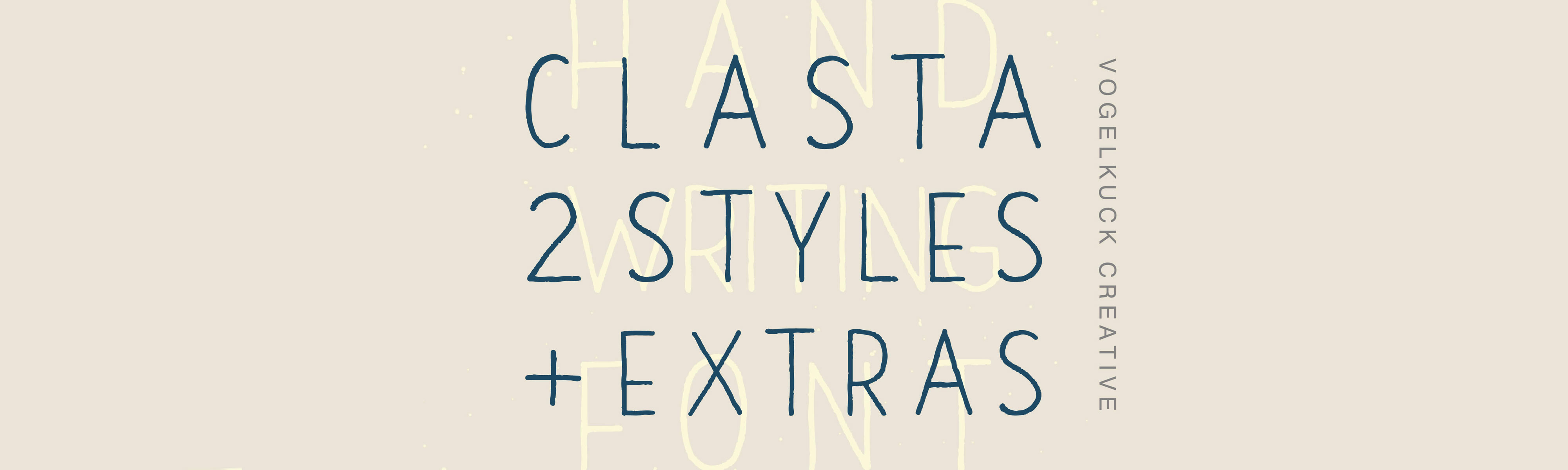 CLASTA ORIGINAL FONT SET
